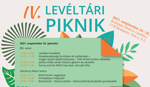 Levéltári piknik - illusztráció