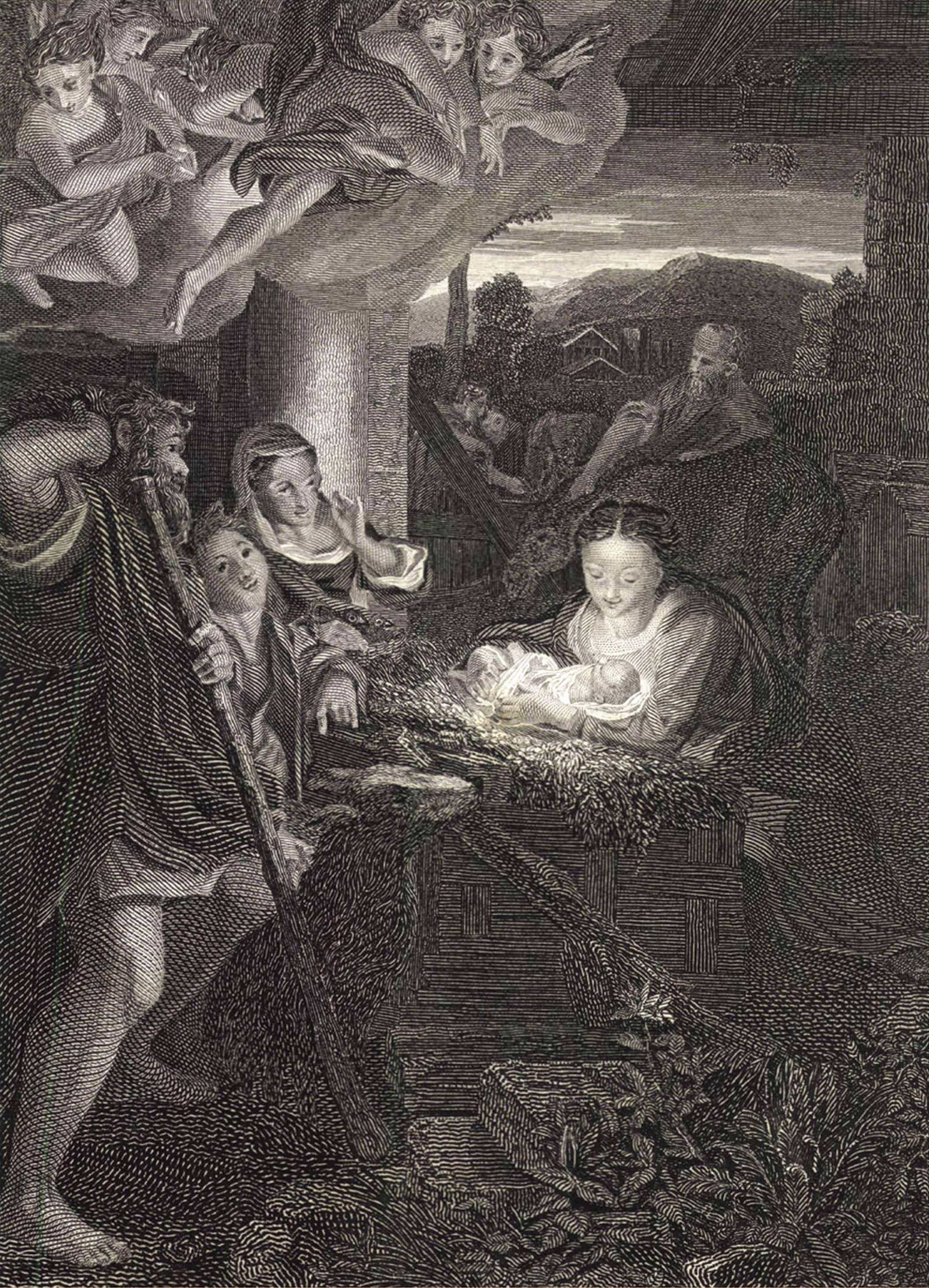 KEP 03452 Krisztus születése (metszet)