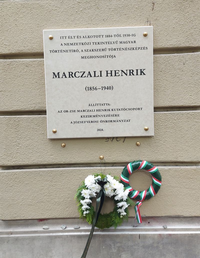 Marczali commemorative plaque