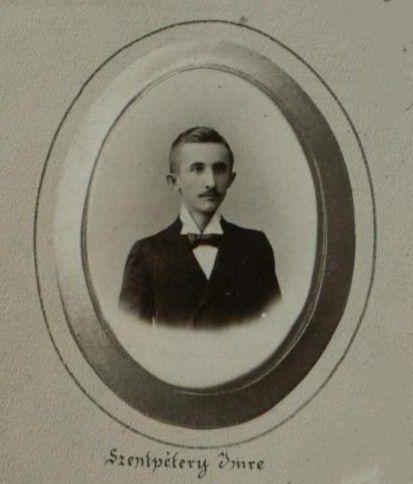 Szentpétery Imre egyetemi hallgatóként az 1898/99. tanévben