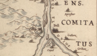 Detail of the Hevenesi atlas depicting Buda and Pest (Coll. Hev. 91.) 